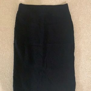 Junee black pencil skirt large